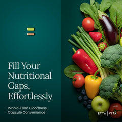 Etta Vita daily-use capsule setup on counter for routine