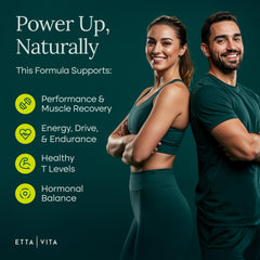 Etta Vita Fadogia Agrestis capsules aimed at vitality and daily endurance.