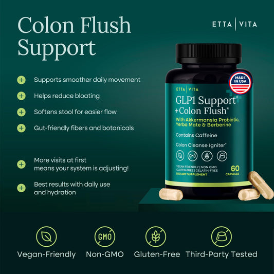 Etta Vita GLP-1 supplement daily-pack image suggesting appetite management potential.