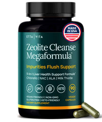 Etta Vita Liver Cleanse bottle for daily detox routine.