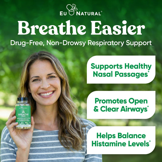 Capsule close-up highlighting quercetin and vitamin D for respiratory wellness