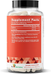 Eu Natural Elite Caffeine Pills on workspace for sustained concentration