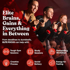 Packaging emphasizes Eu Natural Elite Caffeine Pills USA-made production and testing