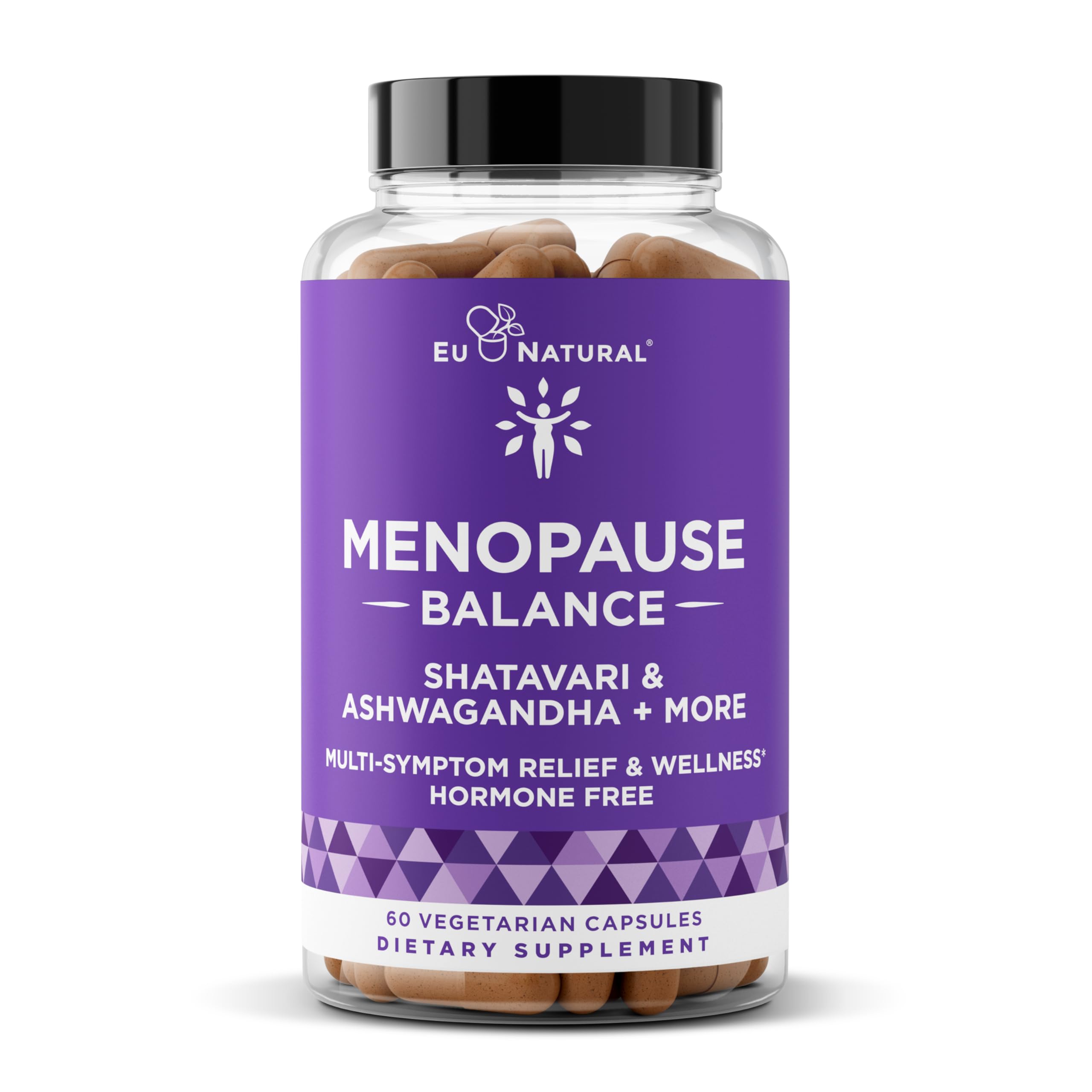 Eu Natural Menopause Balance bottle front for easy daily support.
