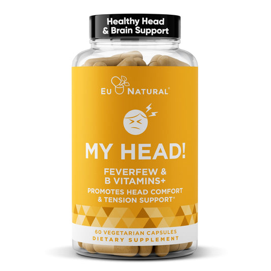 Eu Natural My Head bottle front showing key ingredients for daily support