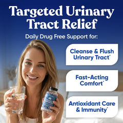 Eu Natural Urinary Harmony packaging box displayed on shelf for easy ordering
