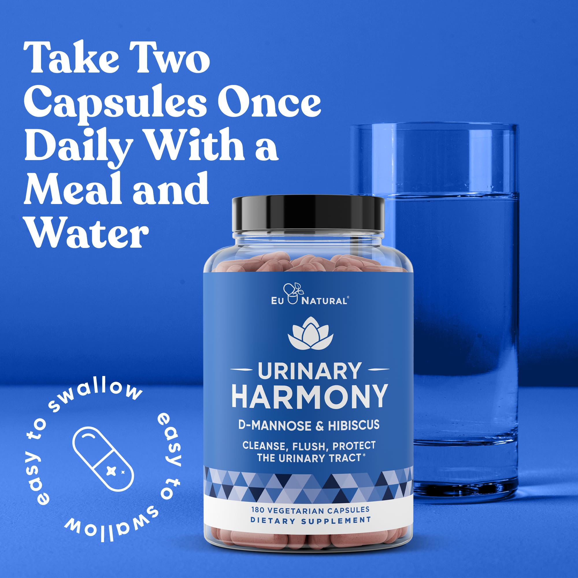 Eu Natural Urinary Harmony USA manufacturing badge on box