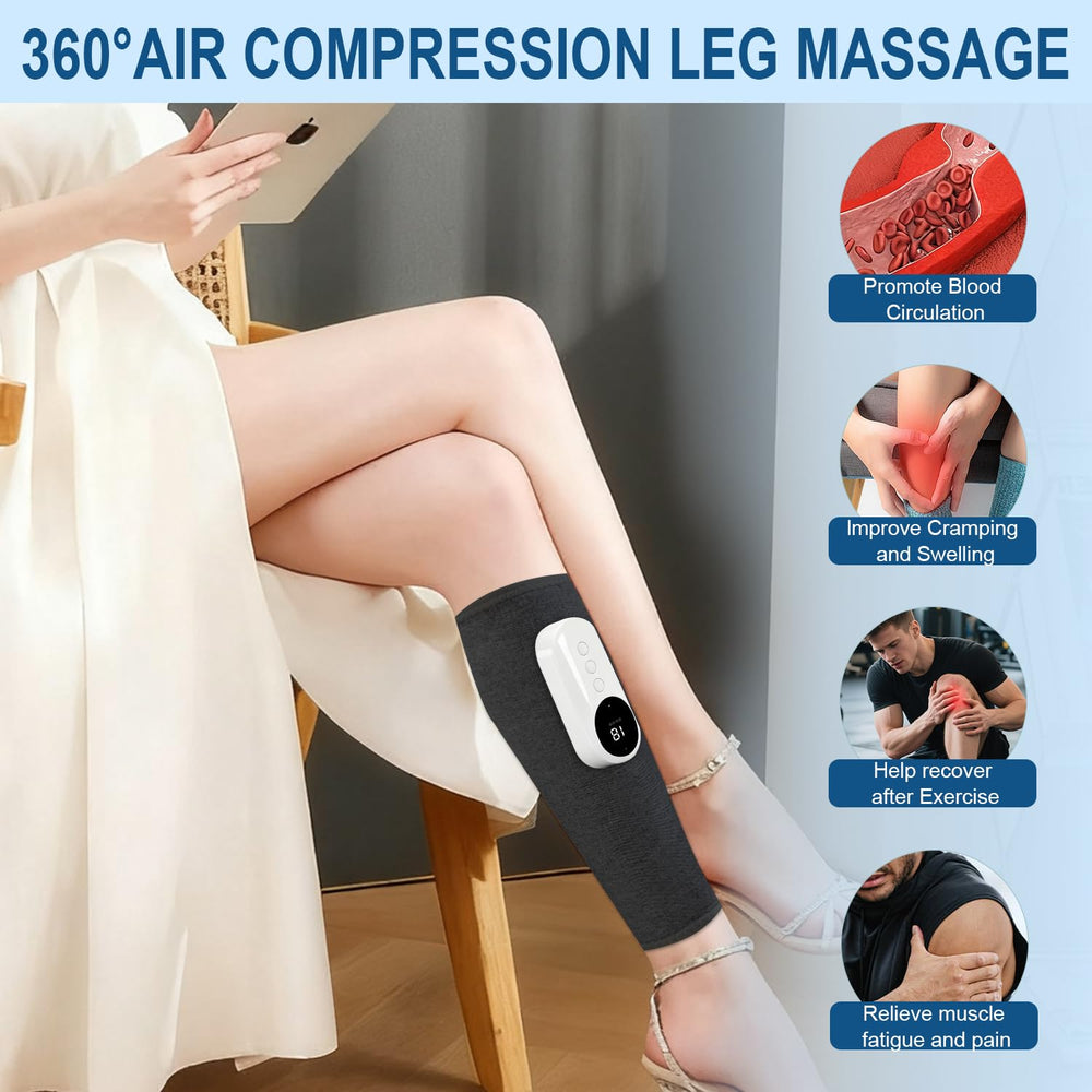 Eulay Leg Massager demonstrates kneading and compression technique for tired legs
