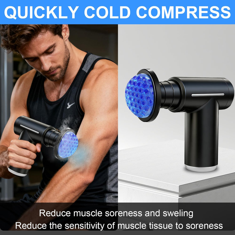 Eulay massage gun with six heads targets neck, shoulders, back, and limbs.