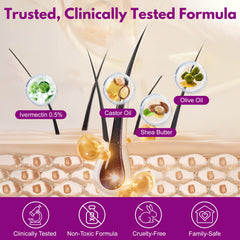 Hair after treatment feels soft and clean with Euphea.