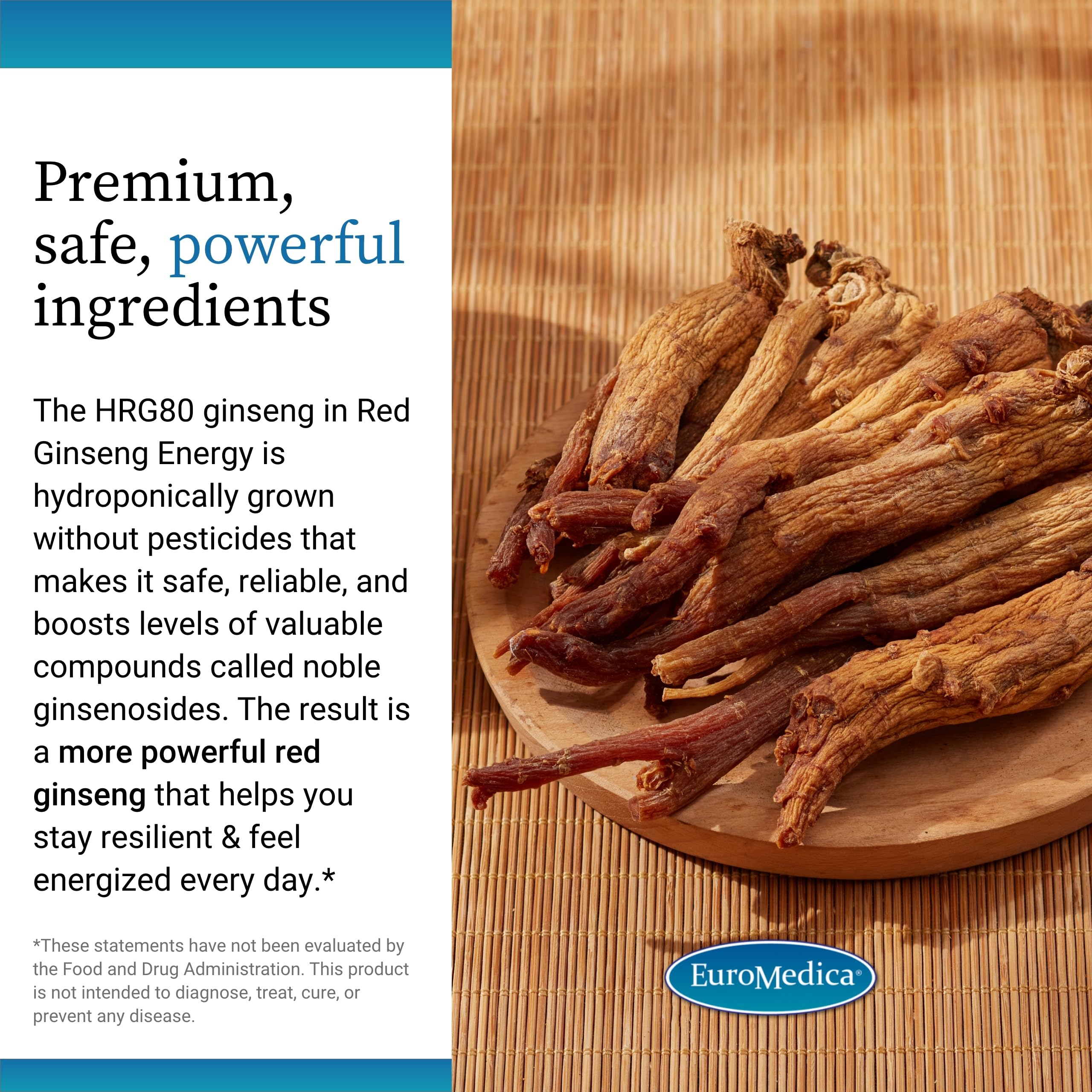 EuroMedica Allergen-free ingredients label highlighting clean, sugar-free composition