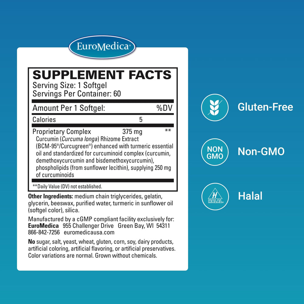 EuroMedica CuraPro liver-brain-heart support with antioxidant focus