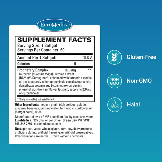 EuroMedica CuraPro liver-brain-heart support with antioxidant focus