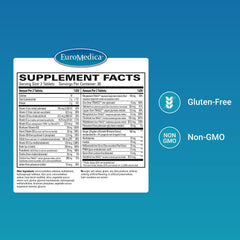EuroMedica Essential Multivitamin label highlights chelated minerals for better bioavailability