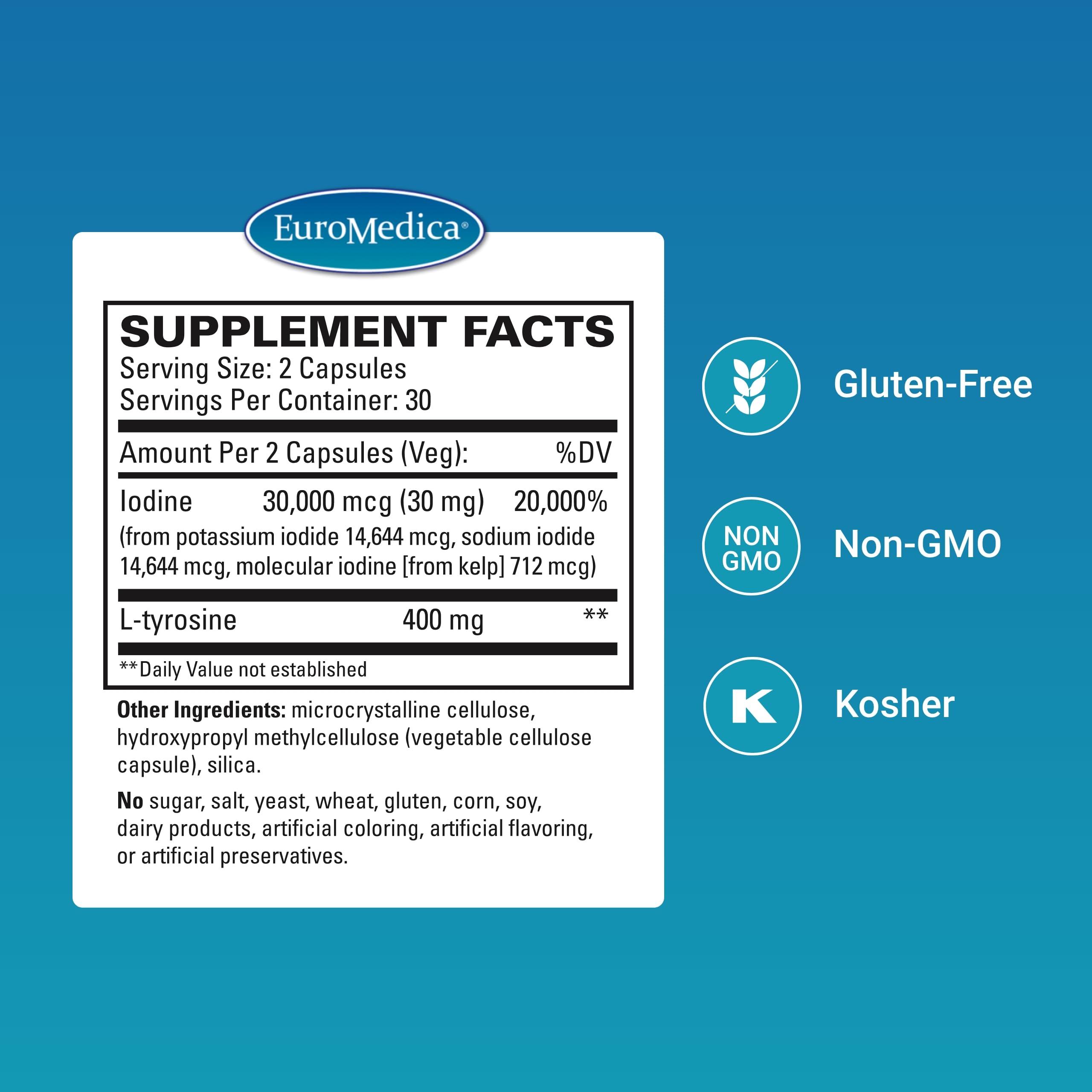 EuroMedica Thyroid Care capsules for immune health and energy.