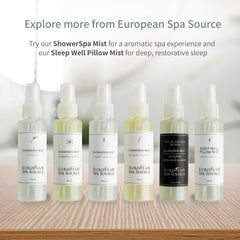 European Spa Source French Lavender candle highlights soy wax and clean-burning qualities.