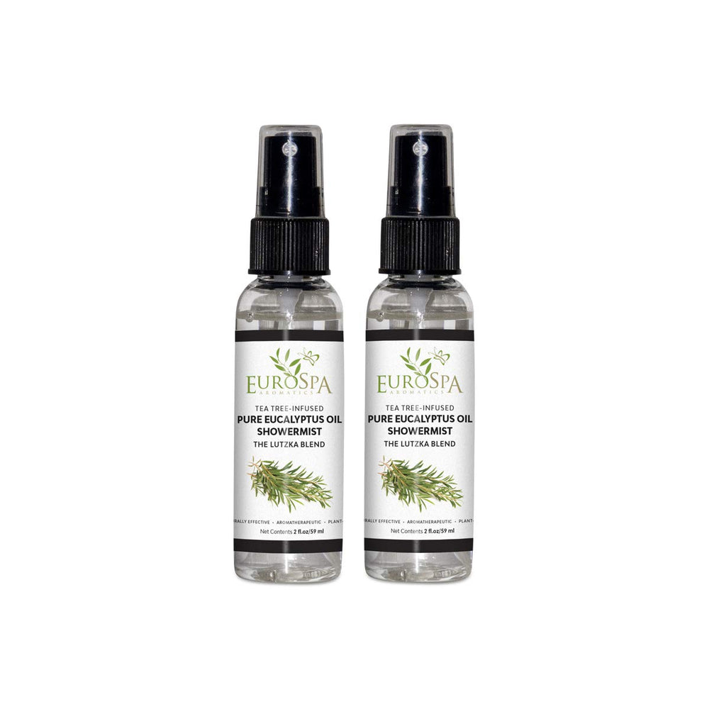 EuroSpa Aromatics pure eucalyptus showermist bottle for a spa-like aroma