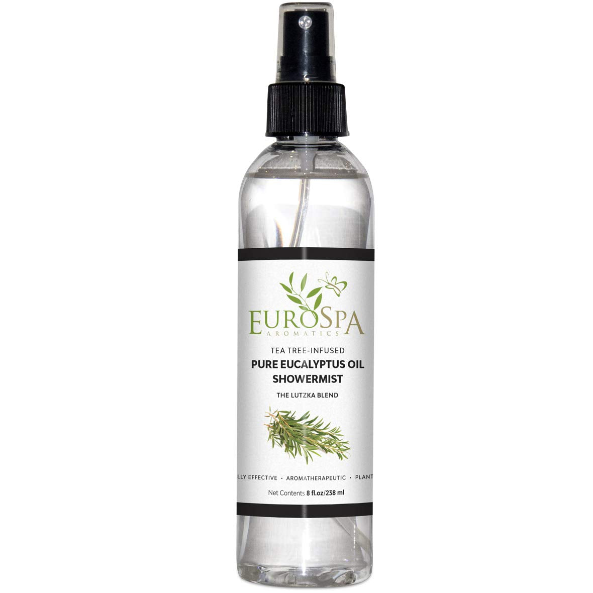 EuroSpa Aromatics Pure Eucalyptus Oil bottle ready for home spa use
