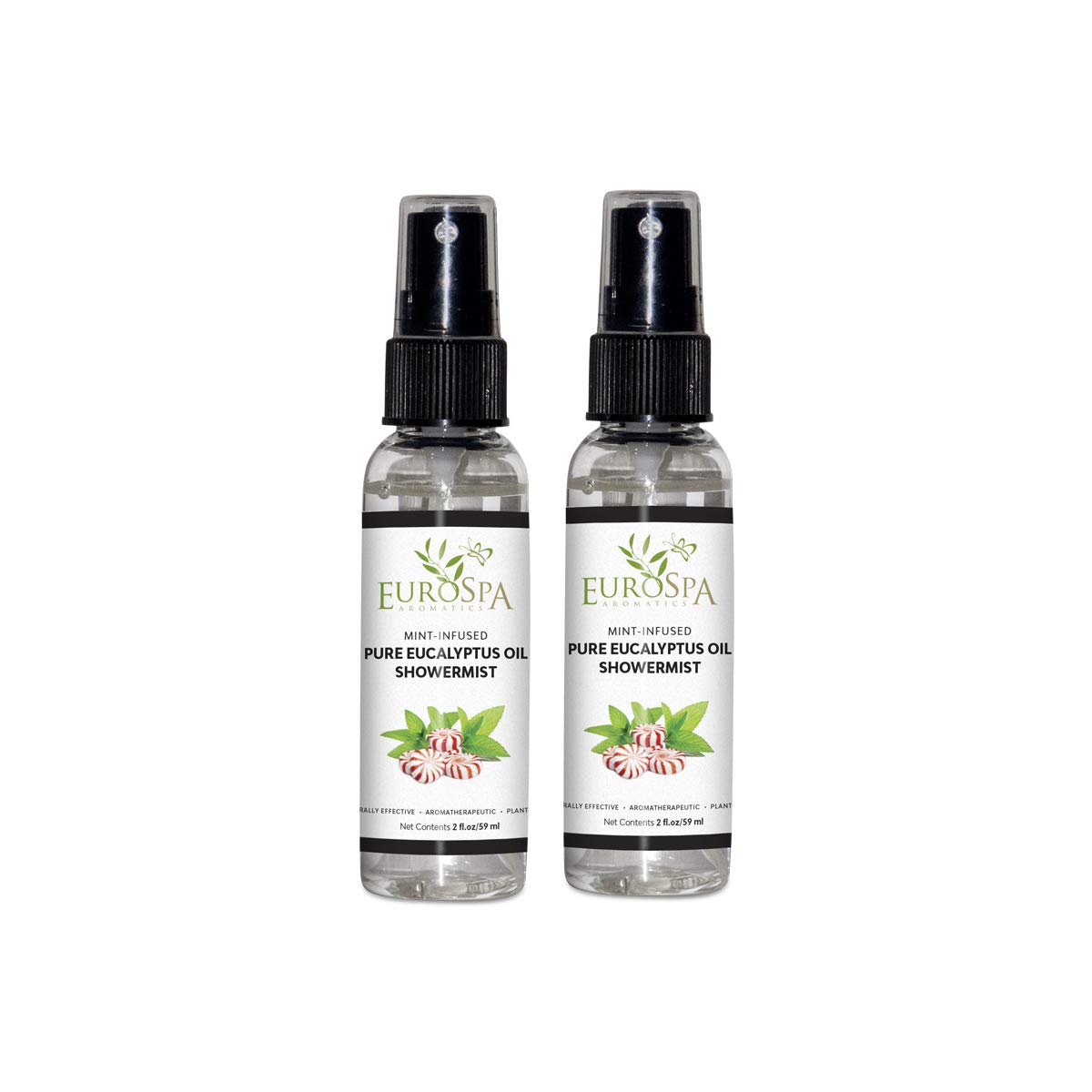 EuroSpa Aromatics ShowerMist bottle delivers a refreshing spa aroma for daily showers