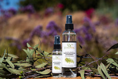 EuroSpa Aromatics tea-tree infused eucalyptus showermist creates invigorating steam room vibes.