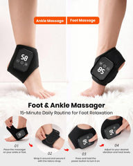 EURPMASK Foot Renew Massager 3-Level Settings personalize your comfort session.
