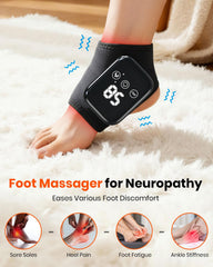 EURPMASK Foot Renew Massager with heat and vibration settings for arch comfort.