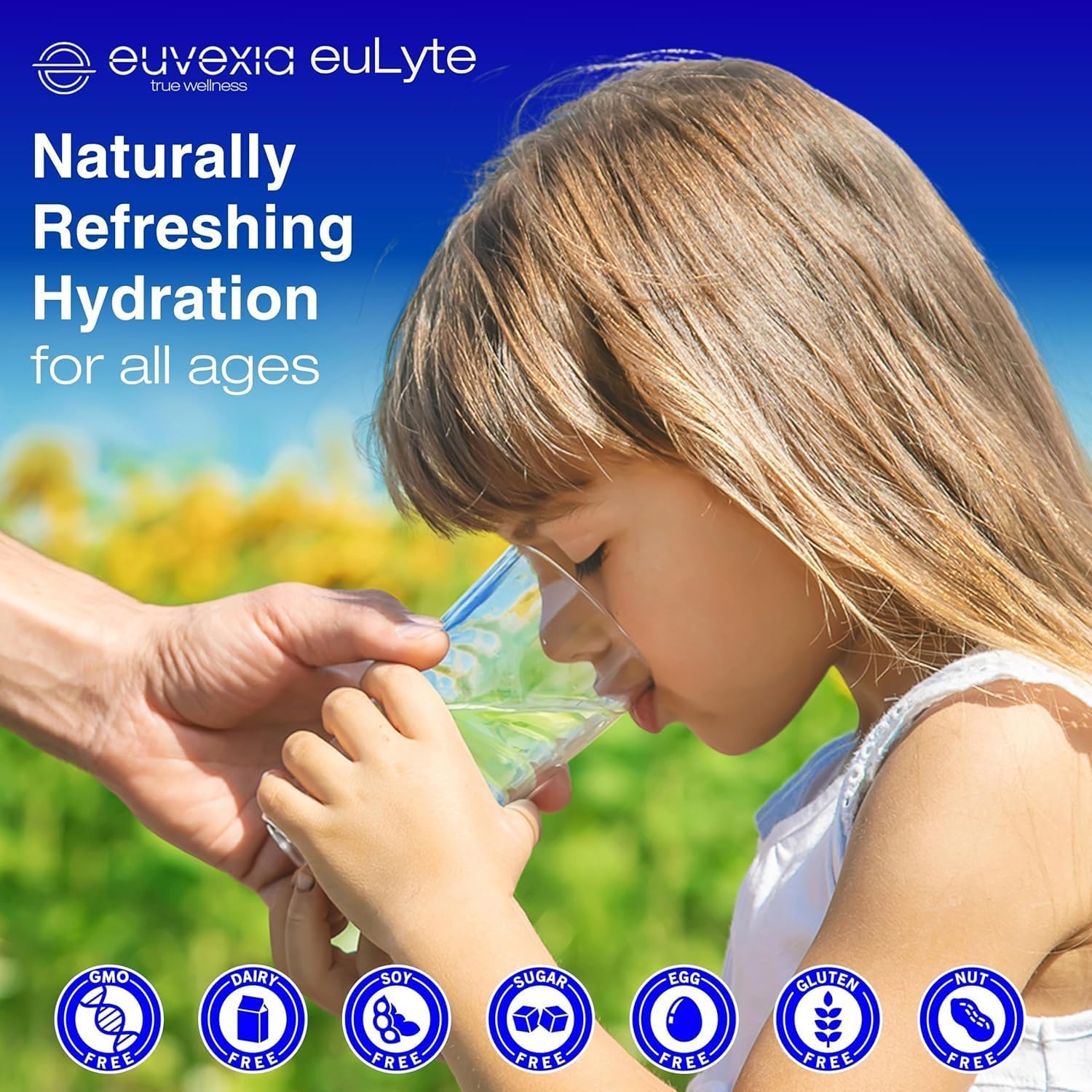 Euvexia euLyte shown during fasting or keto use.