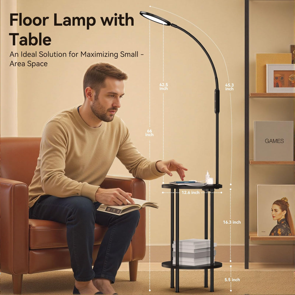 EVATEALE remote and touch controls for quick light adjustments at the desk