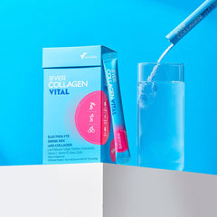 EVER COLLAGEN 1,000mg collagen hydration powder aids skin moisture during rehydration.