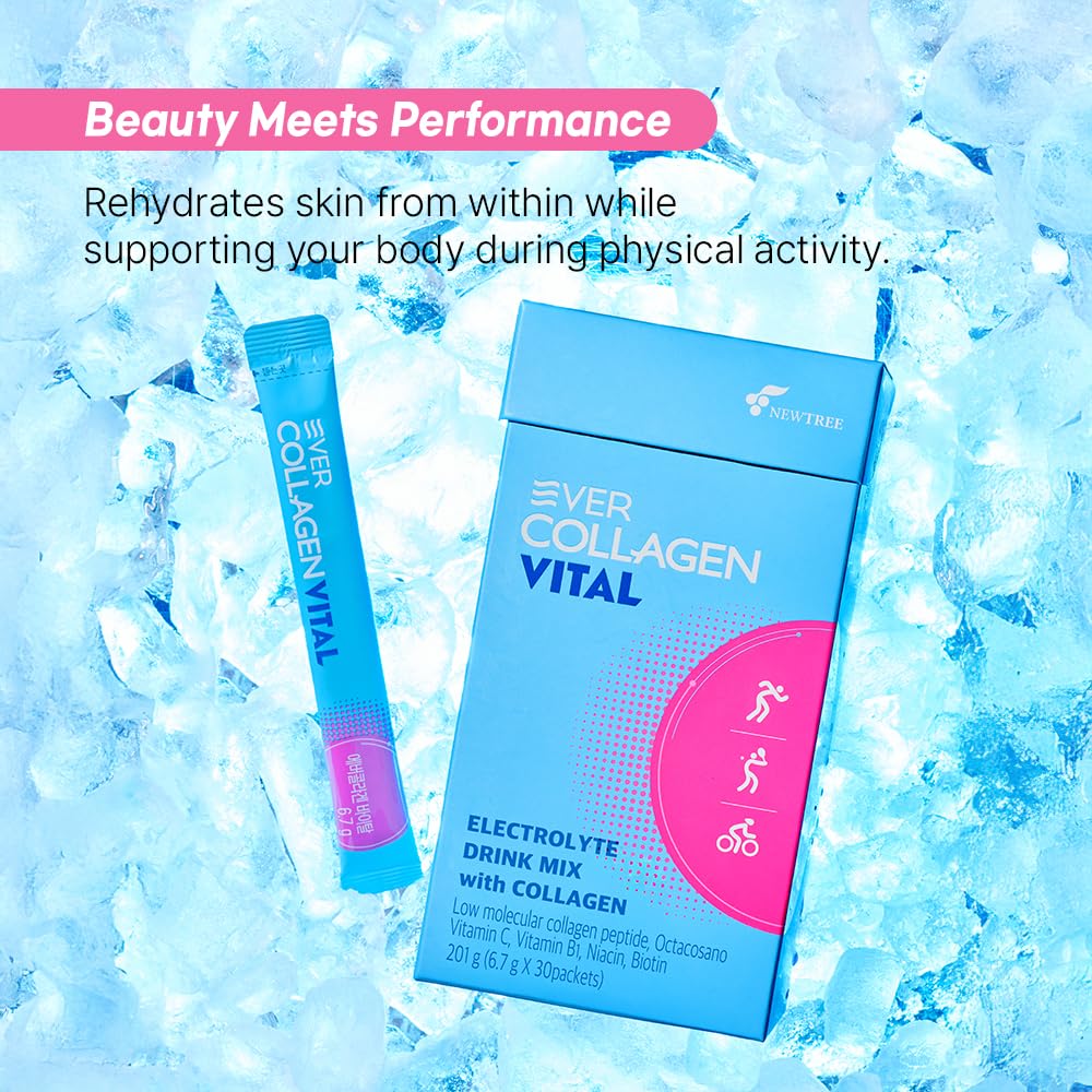 EVER COLLAGEN family-friendly hydration powder designed for kids and adults.