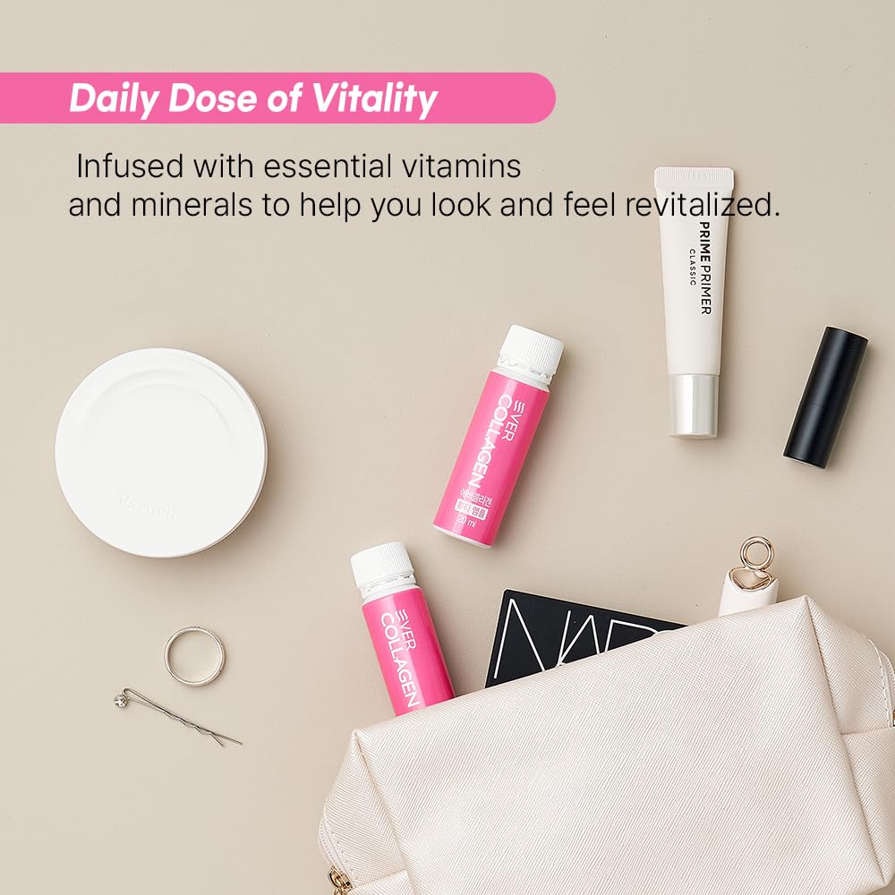 Ever Collagen on-the-go bottle ideal for busy routines.