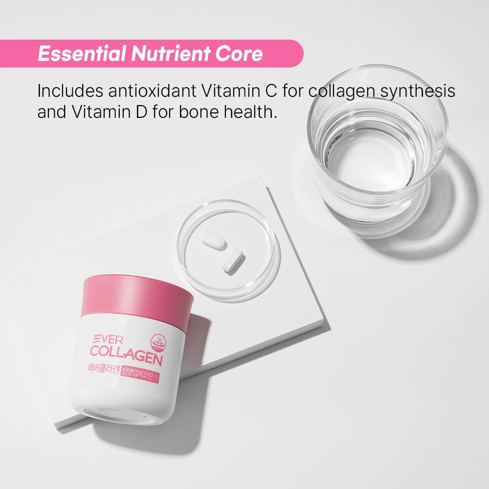 Ever Collagen Time packaging and branding, premium antioxidant supplement.