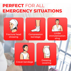 Ever Ready First Aid cotton bandage offers breathable comfort during first-aid care.
