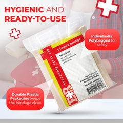 Ever Ready First Aid multi-use triangular bandage for sling, dressing, or immobilization.