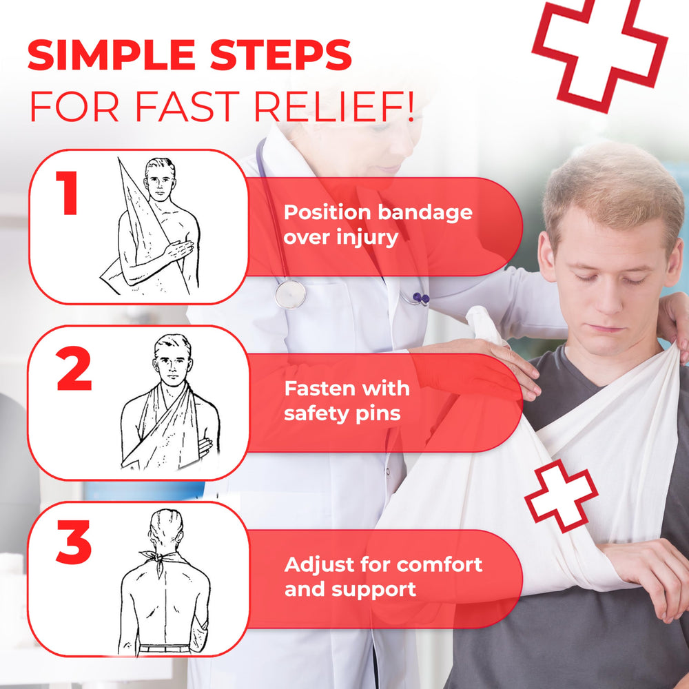 Ever Ready First Aid bulk kit supply featuring triangular bandage for large teams.