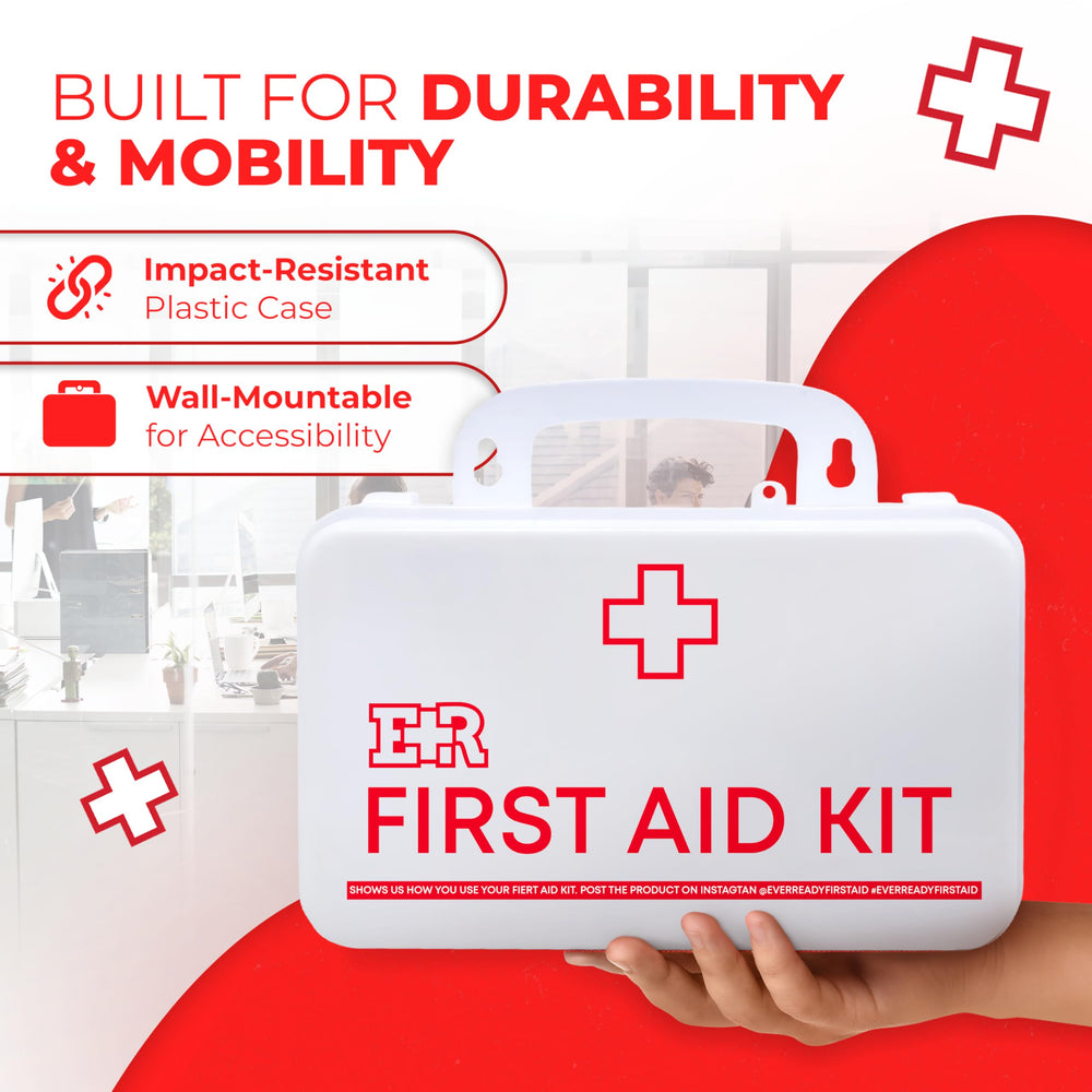 Compact safety kit suitable for workplace, home, and school use