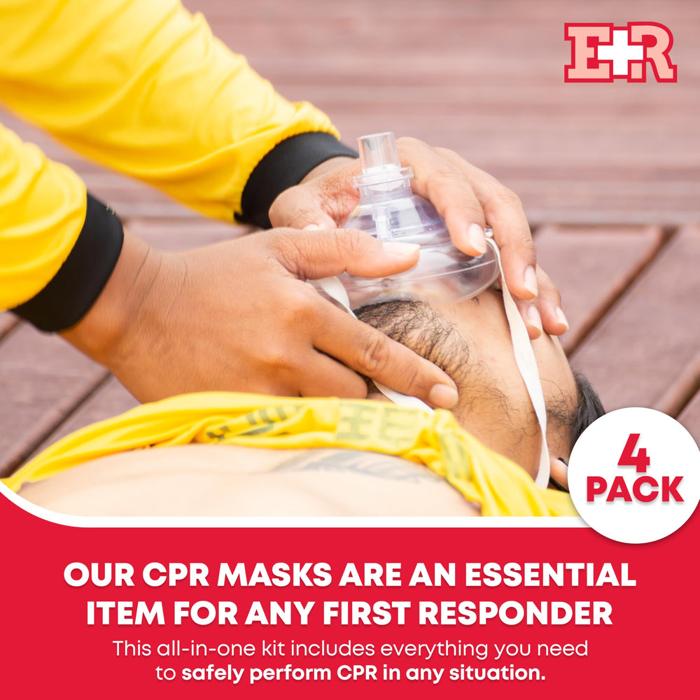 Ever Ready CPR kit showing one-way valves for safer use during simulations