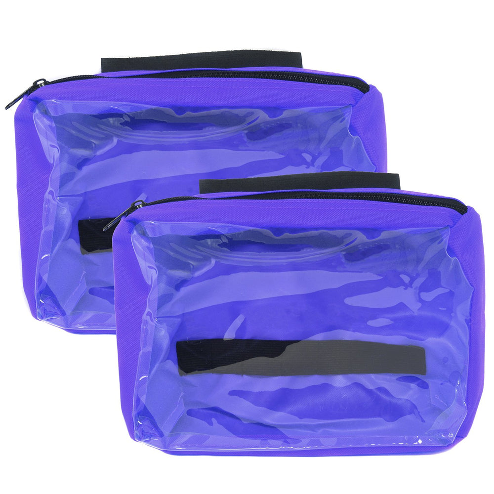 Ever Ready First Aid large EMT bag navy two zippered compartments secure items.