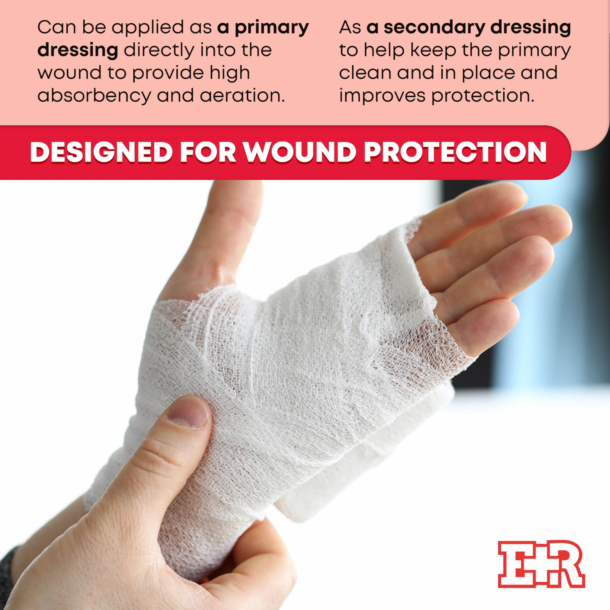 Ever Ready First Aid latex-free sterile Kerlix roll for safe dressing applications