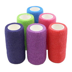 Ever Ready First Aid rainbow bandages in vibrant colors for quick identification and use