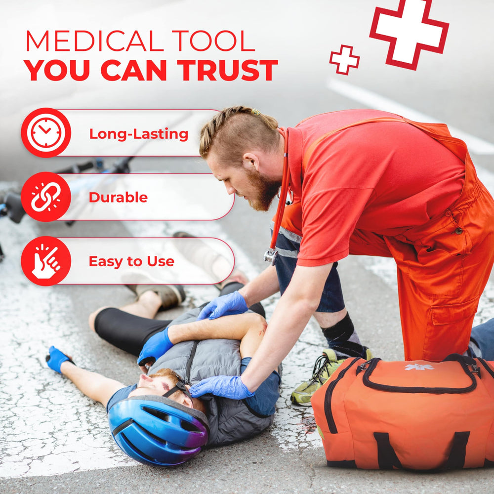 Ever Ready First Aid trauma kit bag dual stethoscope included for quick checks
