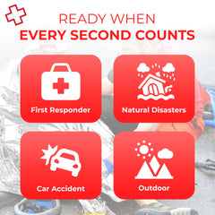 Ever Ready First Aid trauma kit bag reflective strips boost visibility