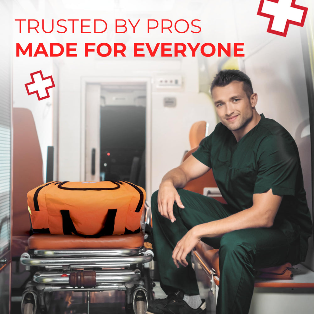 Ever Ready First Aid trauma kit bag removable padded divider for customization
