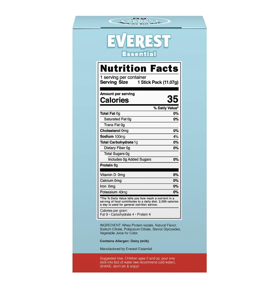 Everest Essential Kids Clear Whey Watermelon bottle-mix, on-the-go nourishment for busy afternoons.