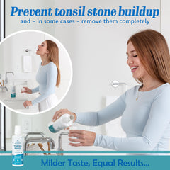 Everest Mouth Wash label highlights natural ingredients for gentle care