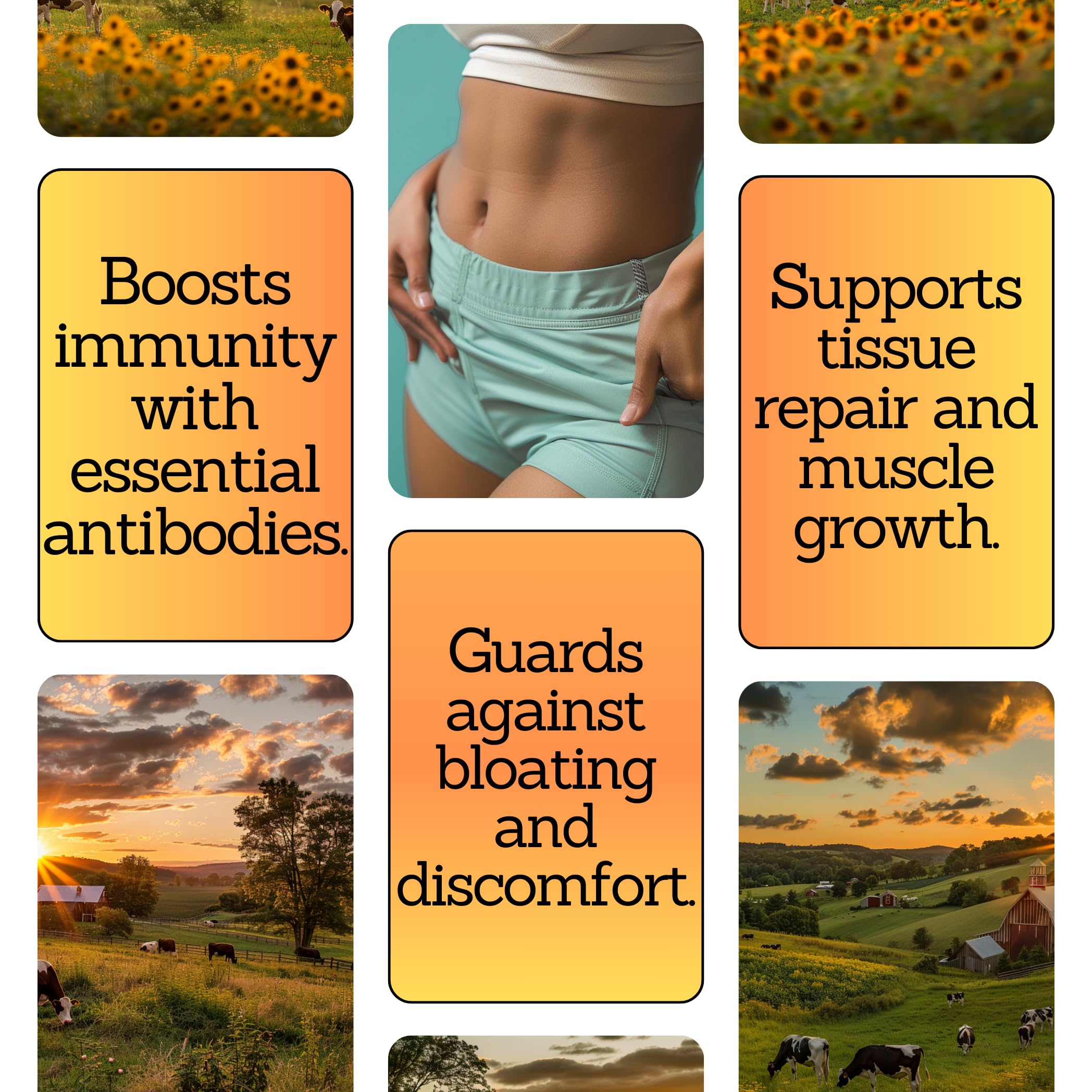 Everest Supplements Organic Colostrum Powder label—grass-fed origin and purity focus.
