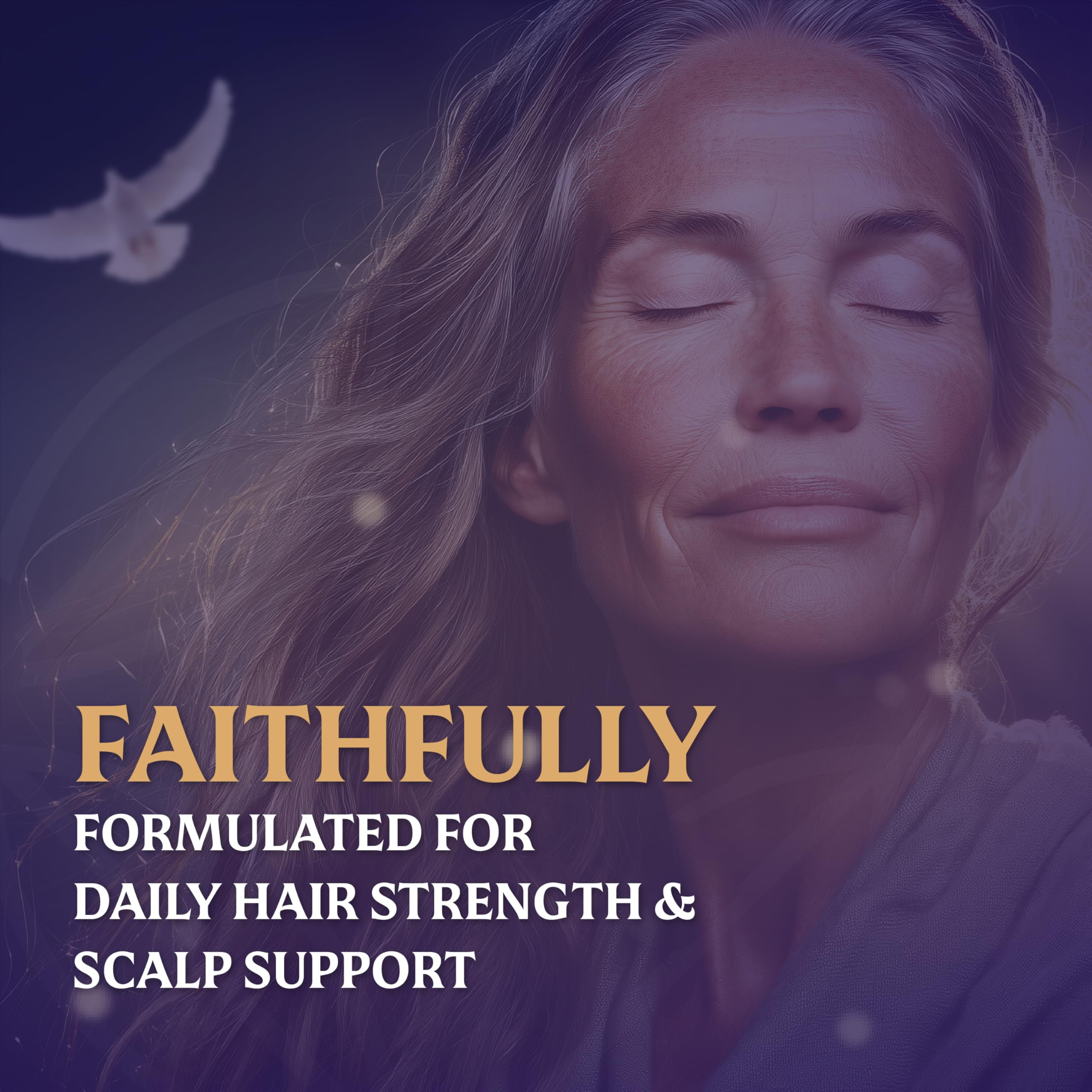 EVERFAITH Hair Formula Plus bottle with spoon for convenient daily use