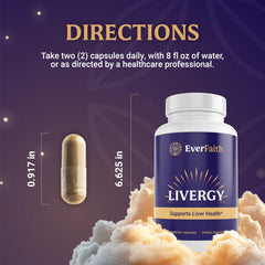 Beet root powder visible in Everfaith Livergy blend for natural detox.