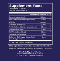 Everfaith Livergy capsules close-up for everyday use and wellness.