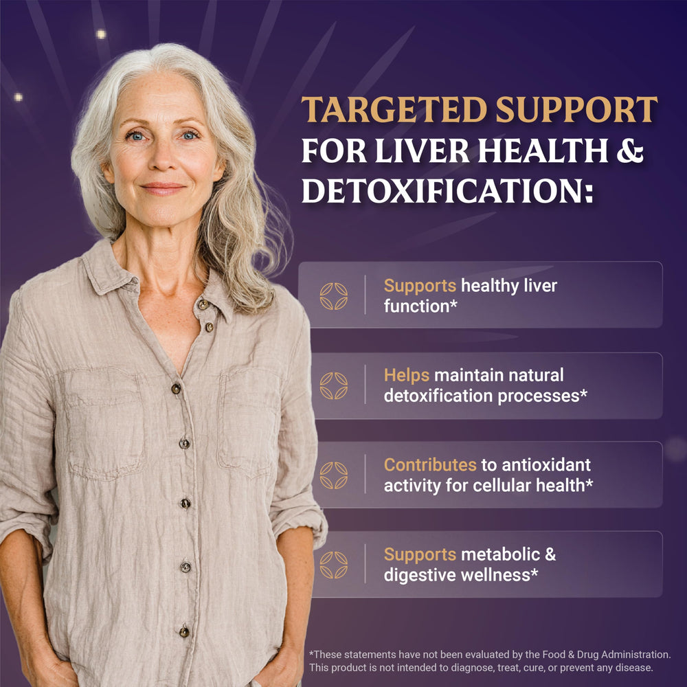 Milk thistle in Everfaith Livergy formula supports liver health.